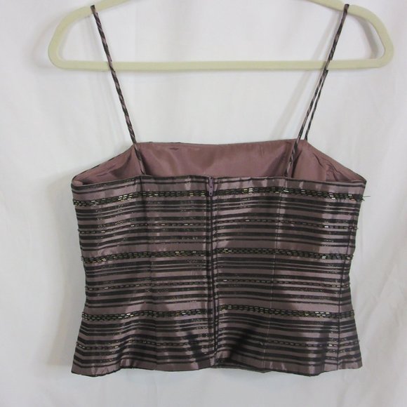 JS Collections Skirt Set Beaded Embroidered 3 Piece Formal Evening Size 6 - Picture 6 of 16